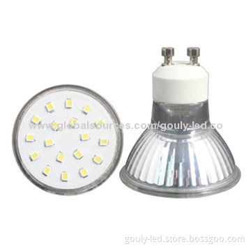 GU10 LED bulbs with COB 3w and 250lm pure white 6,000K